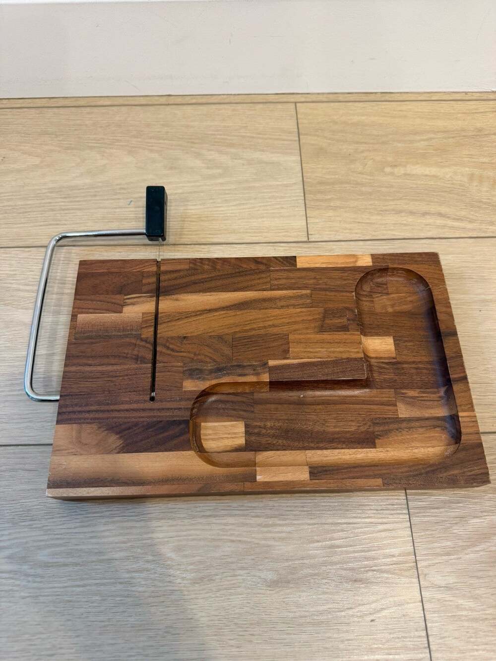 Prodyne Enterprises Cutting Board Solid Black Walnut Cheese Vintage Tray
